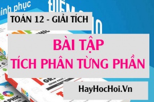 Tích phân từng phần, Công thức cách tính và Bài tập có lời giải - Toán lớp 12